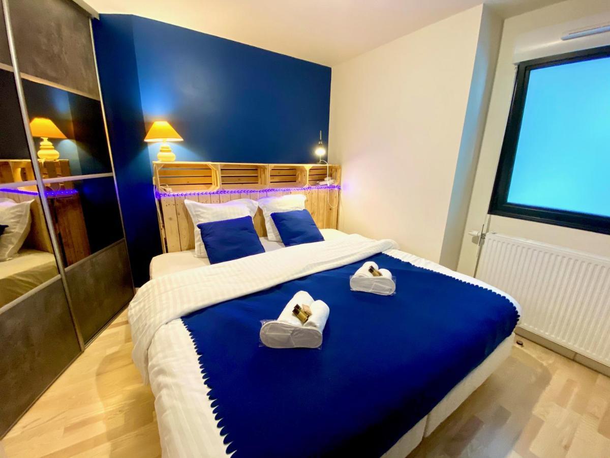 Le Neptune, Appartement Avec Parking Et Jardin Proche Universite Caen Buitenkant foto